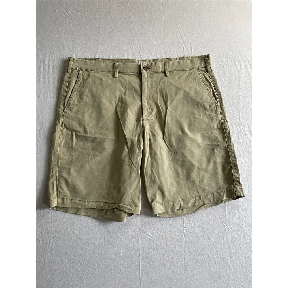 Gap 38x10" Khaki Essential‎ Stretch Chino Mens Shorts